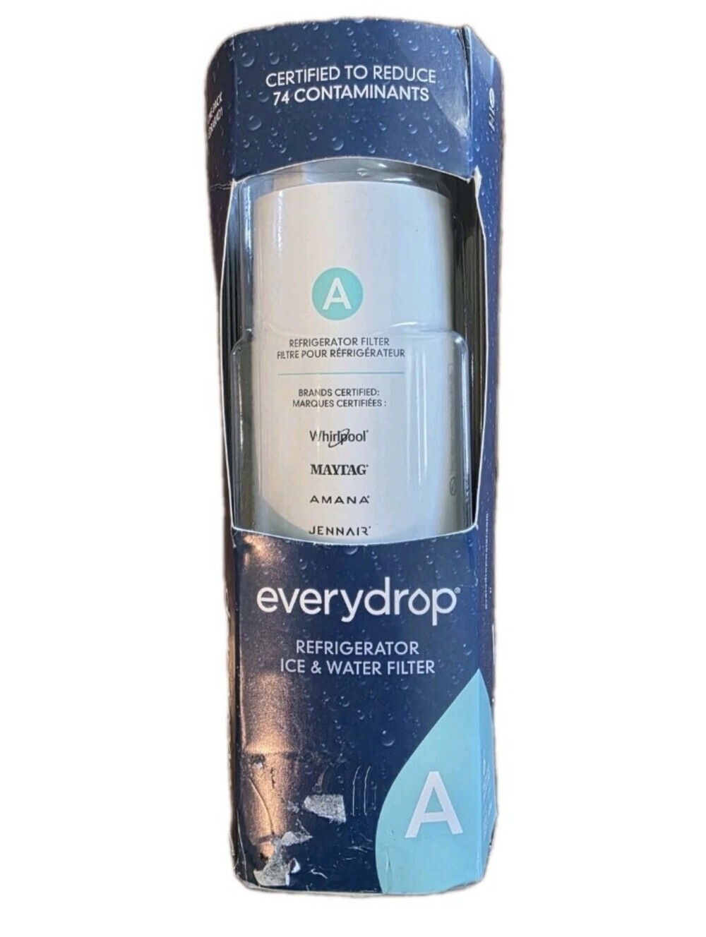 Everydrop by Whirlpool EDRARXD1 Refrigerator Ice & Water Filter A Maytag Amana